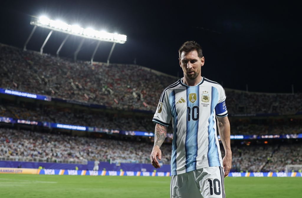 Leo Messi, durante el encuentro entre Argentina y Argelia del Grupo J del Mundial de 2026, celebrado en Kansas City (Estados Unidos)