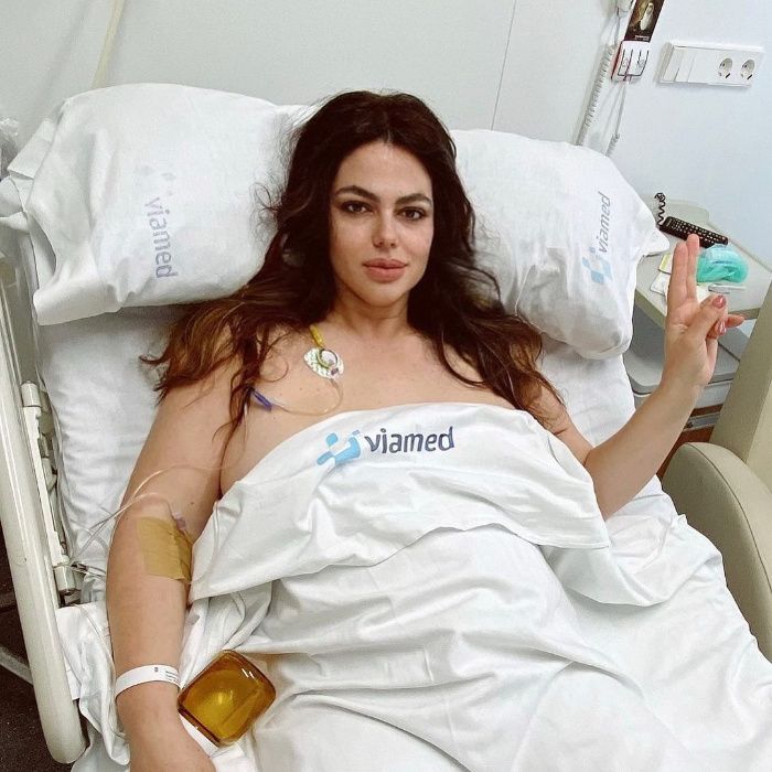 Marisa Jara en el hospital