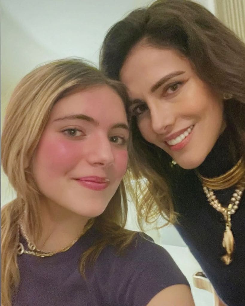 Adriana Abascal con su hija Jimena Villalonga