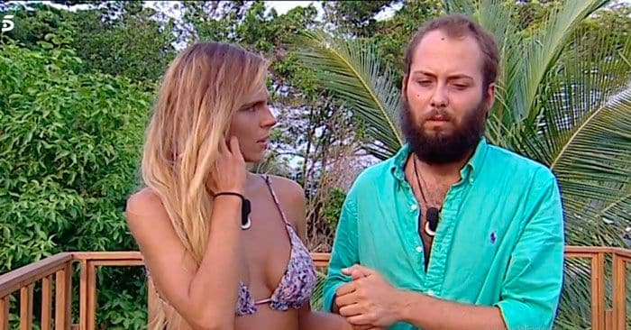 Ivana Icardi y José Antonio Avilés en 'Supervivientes'