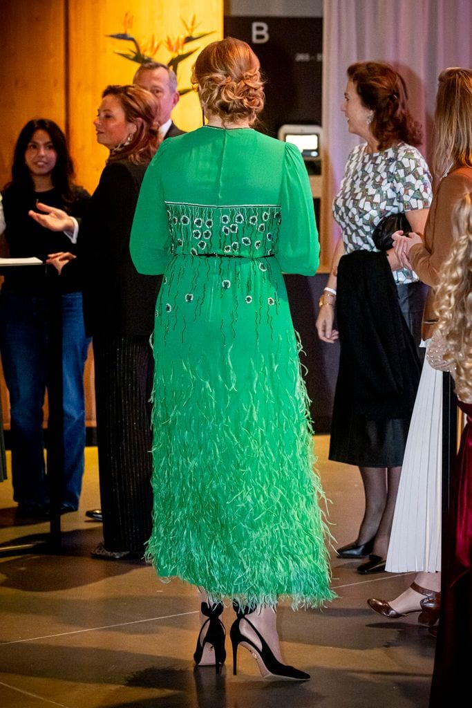 Amalia en un vestido lleno de historia y legado familiar.