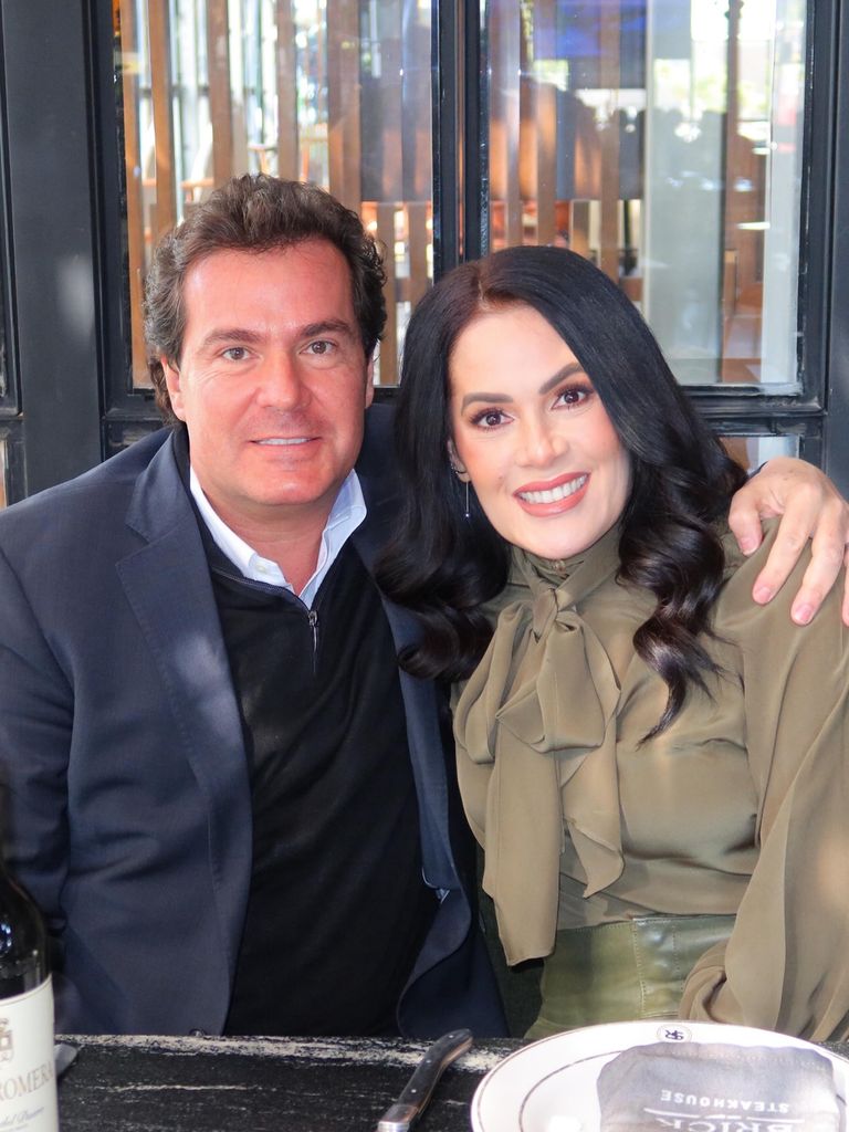 América Guinart y su esposo, Álvaro Favier