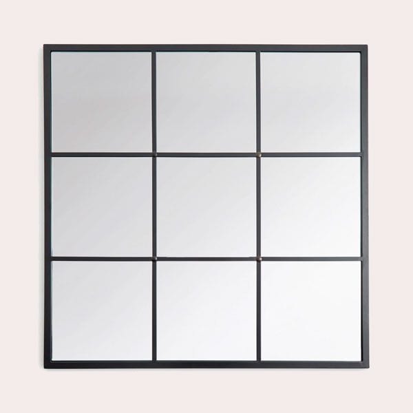espejo ventana negro