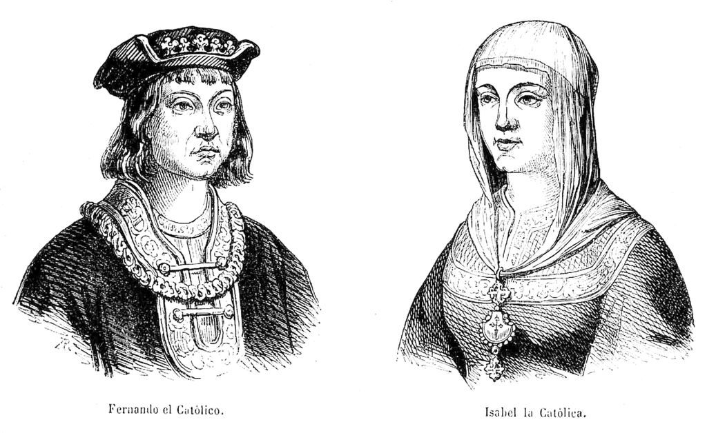 Los Reyes Católicos, Isabel I de Castilla y Fernando II de Aragón, unieron sus coronas tras su matrimonio en 1469, consolidando el poder de ambas dinastías y sentando las bases de la futura España unificada