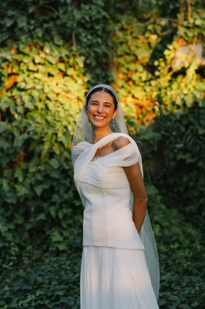Vestido de novia cuerpo desmontable viral de Ana Herreros de Tejada