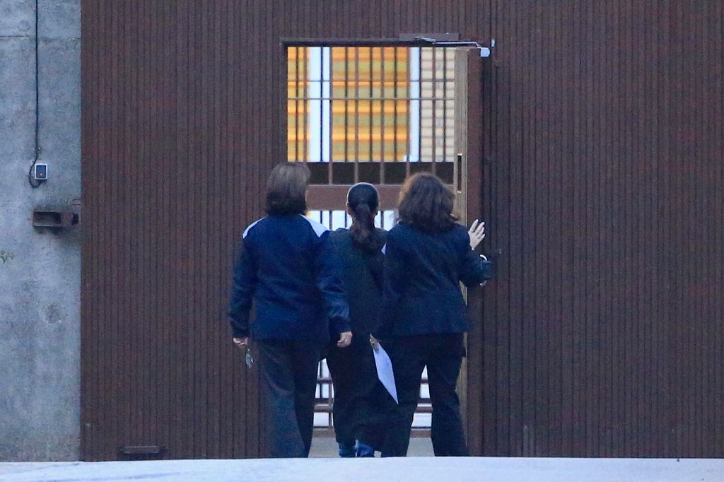 La cantante durante su ingreso penitenciario en la cárcel de Alcalá de Guadaira el 21 de noviembre de 2014