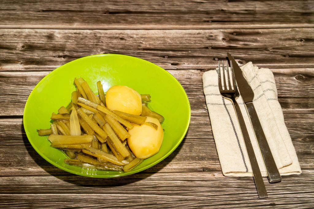 Borrajas con patatas