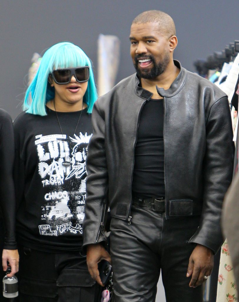 Kanye West con su hija North West en una salida de compras, el pasado 16 de julio en Los Ángeles, California. 