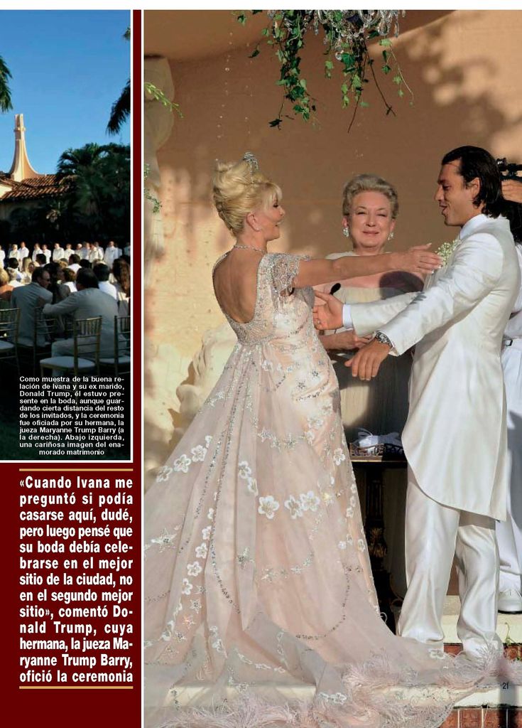 LA ESPECTACULAR BODA DE IVANA TRUMP CON ROSSANO RUBICONDI