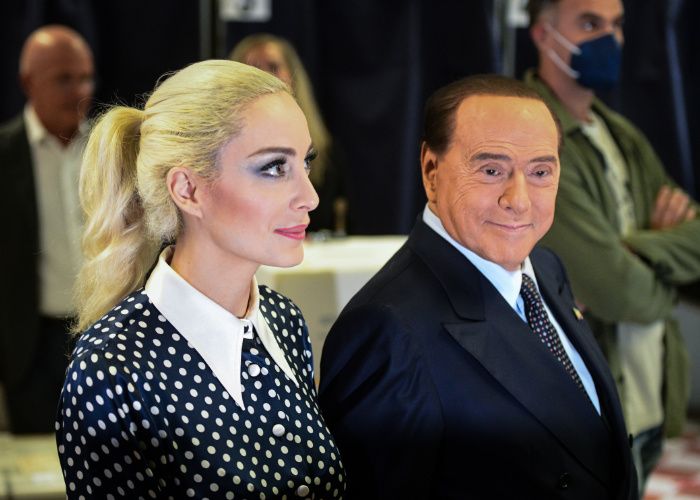 Silvio Berlusconi y Marta Fascina