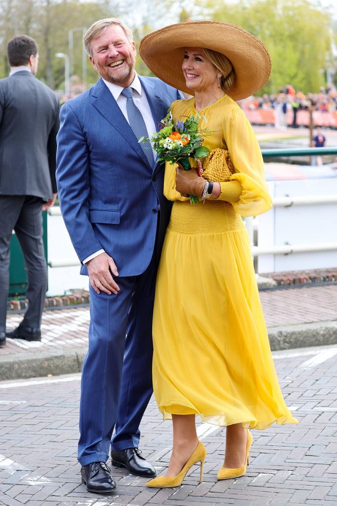 Tocados de invitada de las royals Máxima de Holanda Países Bajos