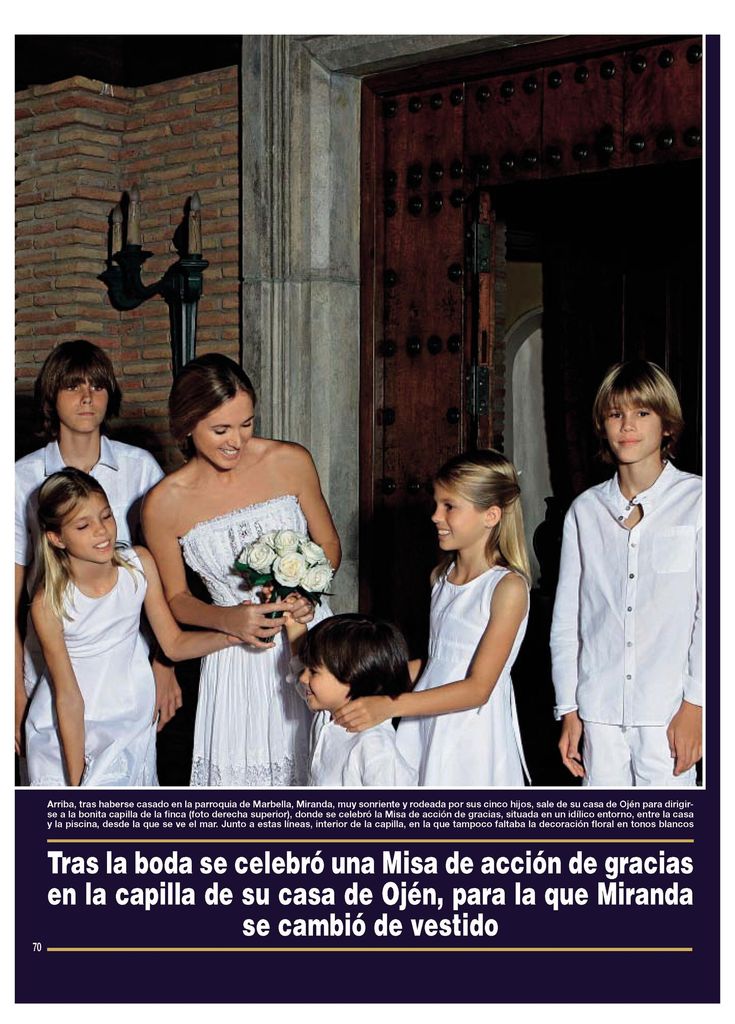 Hola 3449. Boda Julio Iglesias y Miranda