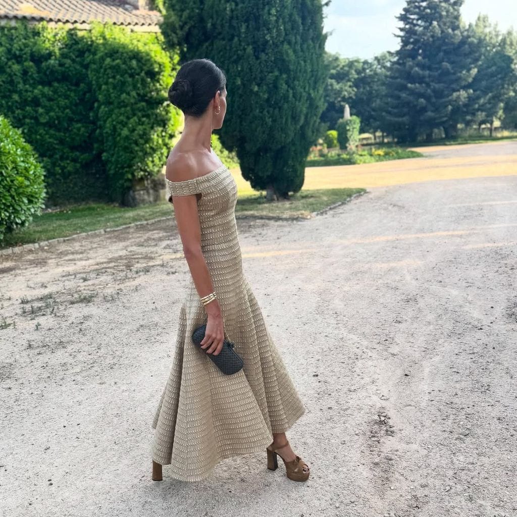 Inés Martín Alcalde en la boda de Angie Rigueiro