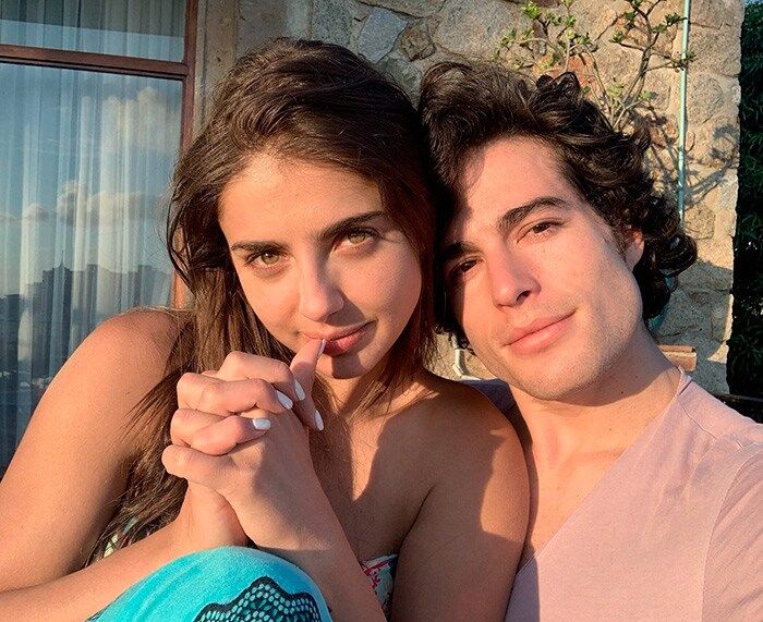 Michelle Renaud y Danilo Carrera