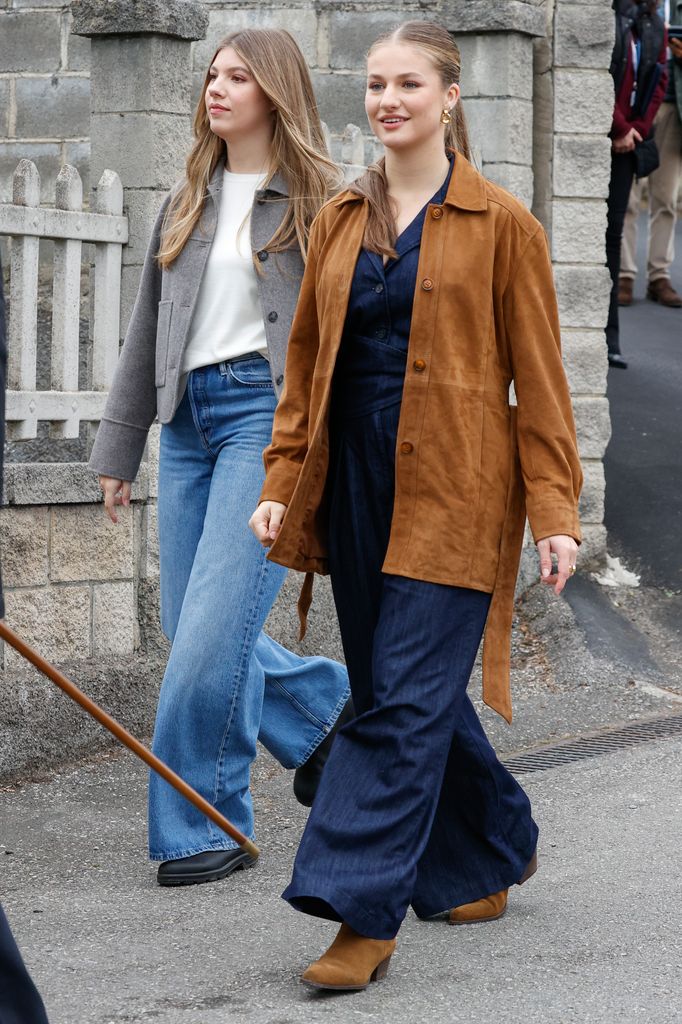 La princesa Leonor y la infanta Sofía en Valdesoto, Pueblo Ejemplar 2025.