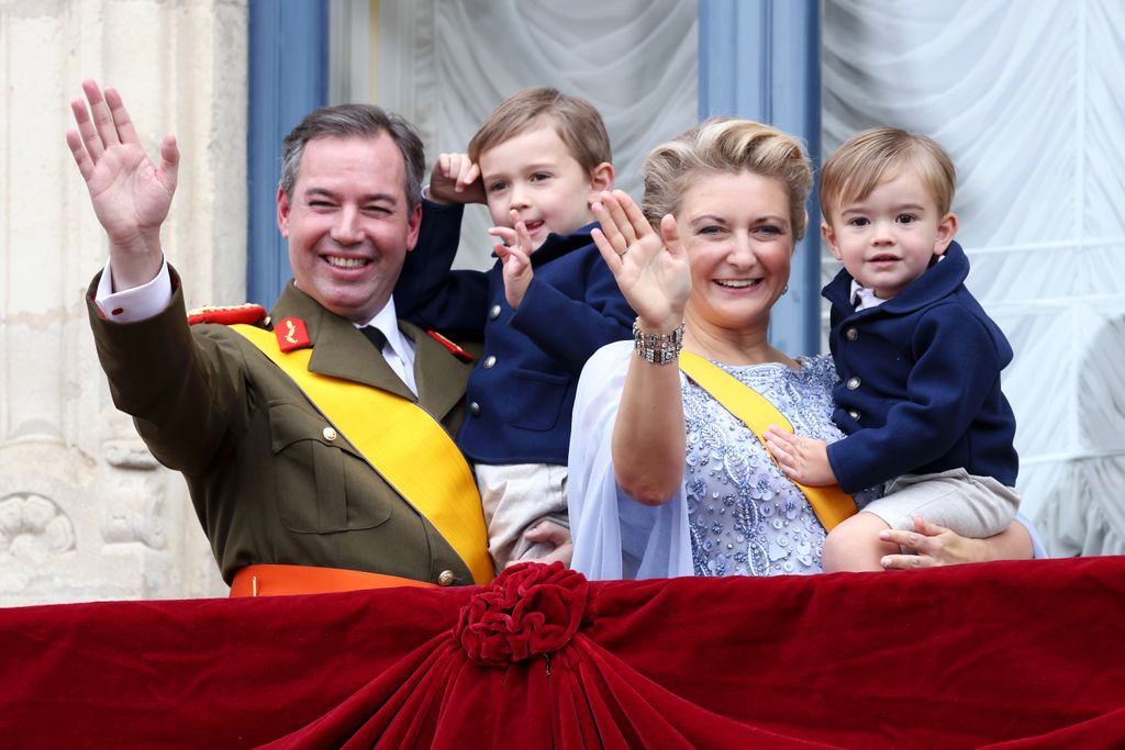 Guillermo y Stephanie de Luxemburgo