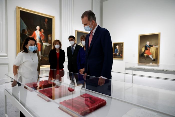 Felipe VI inaugura exposición 