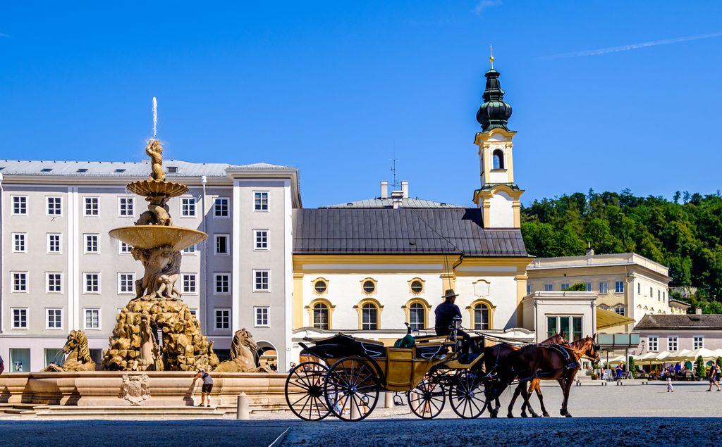 Casco antiguo de Salzburgo, austria