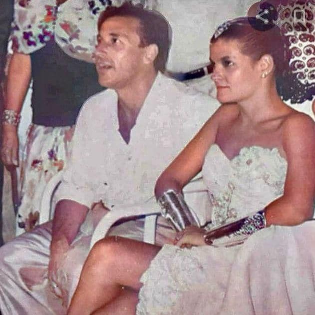 Ricardo Montaner y su esposa