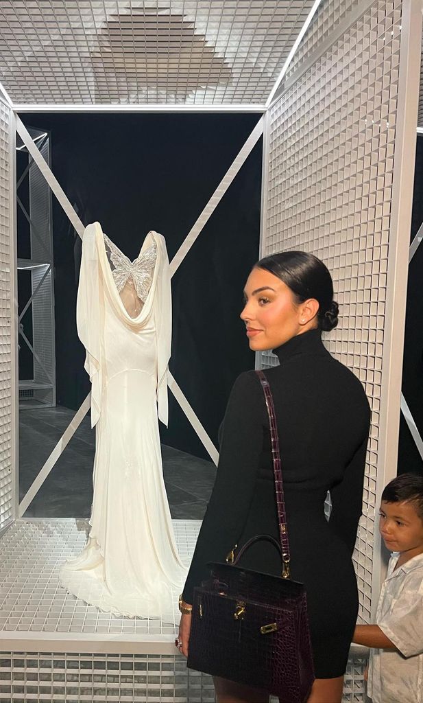 Georgina Rodríguez y su hijo Mateo
