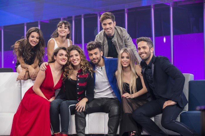 Amaia Romero y sus compañeros de OT 2017