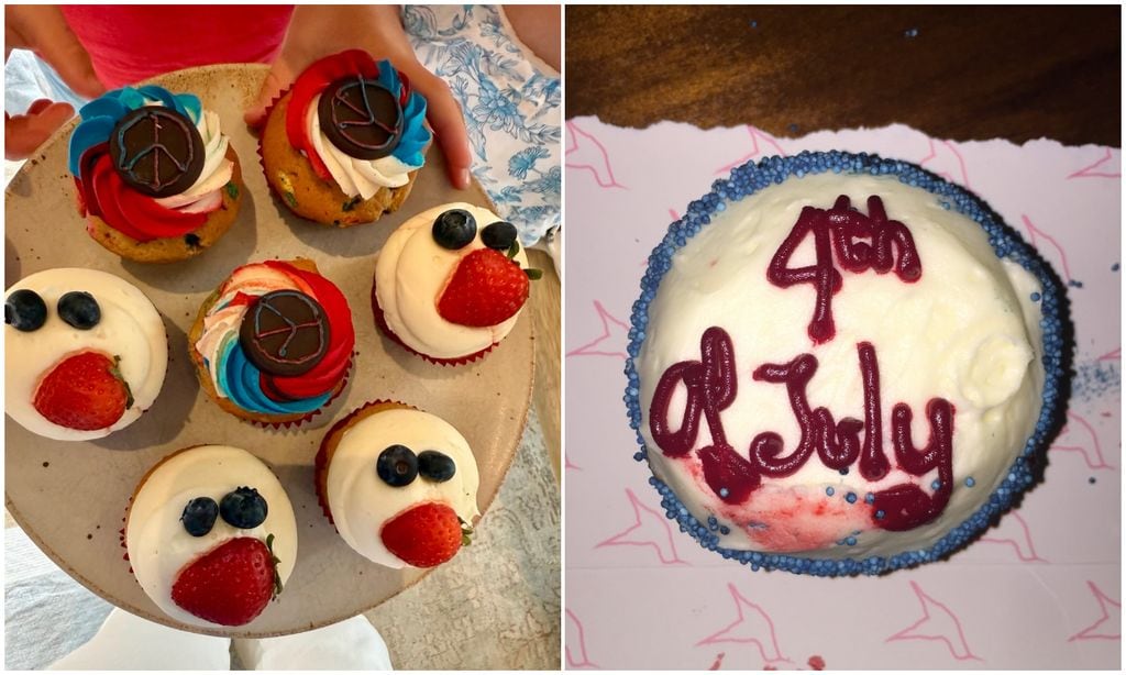 Meghan Markle reveló que los cupcakes son ya una tradición del 4 de julio en su familia.,