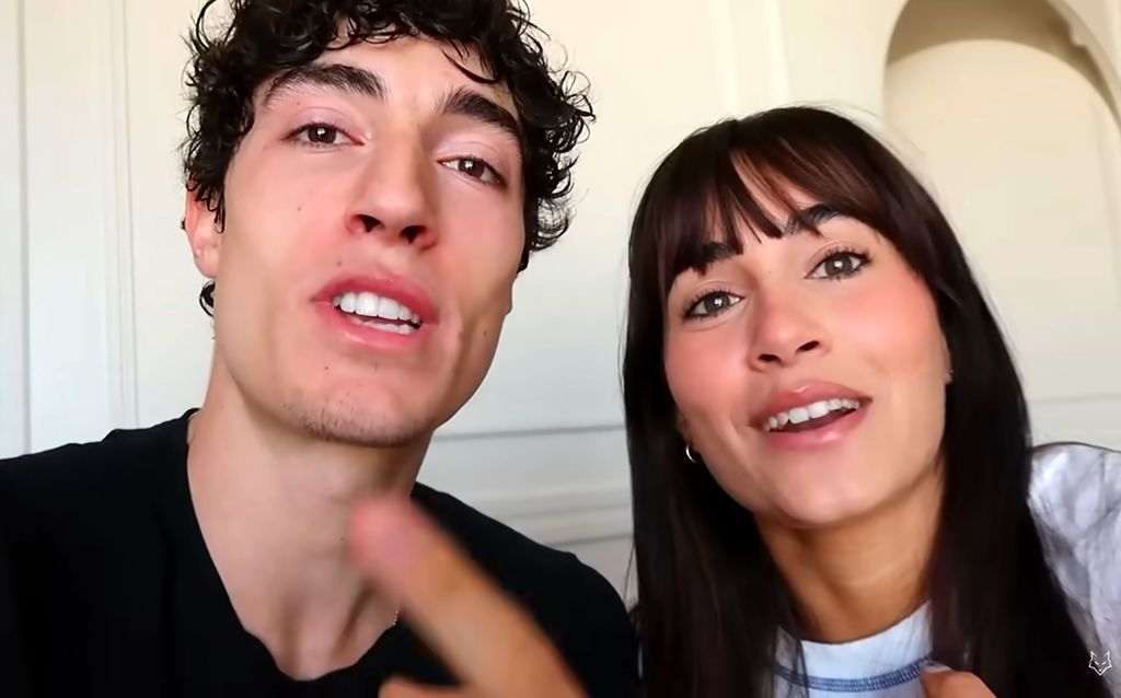 Plex y Aitana, en un momento del vídeo publicado por el creador de contenido.