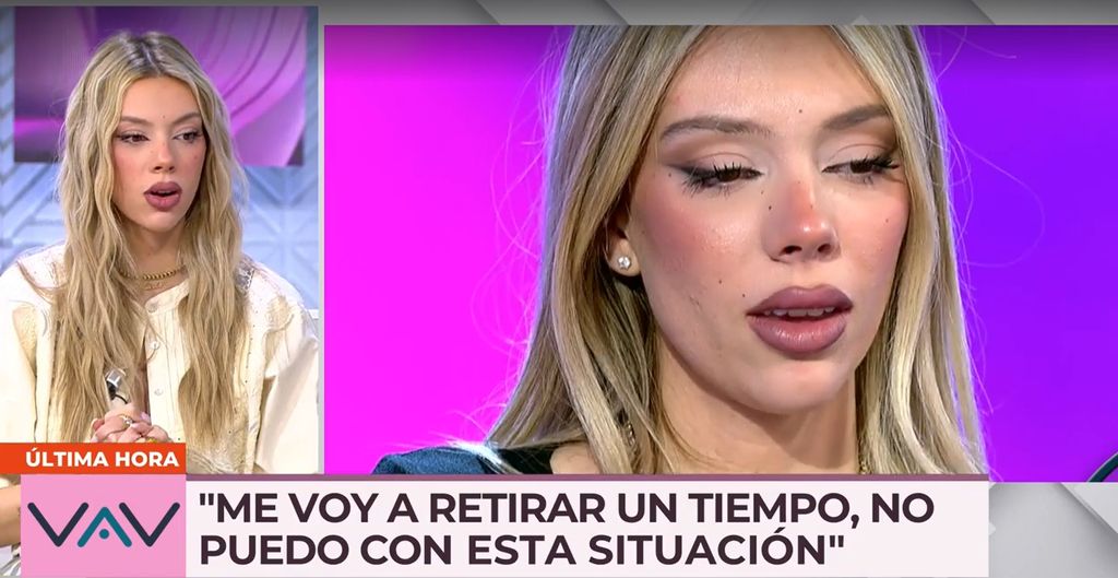 El lunes, la hija de Terelu estuvo al borde de las lágrimas en su intervención en 'El Tiempo Justo'