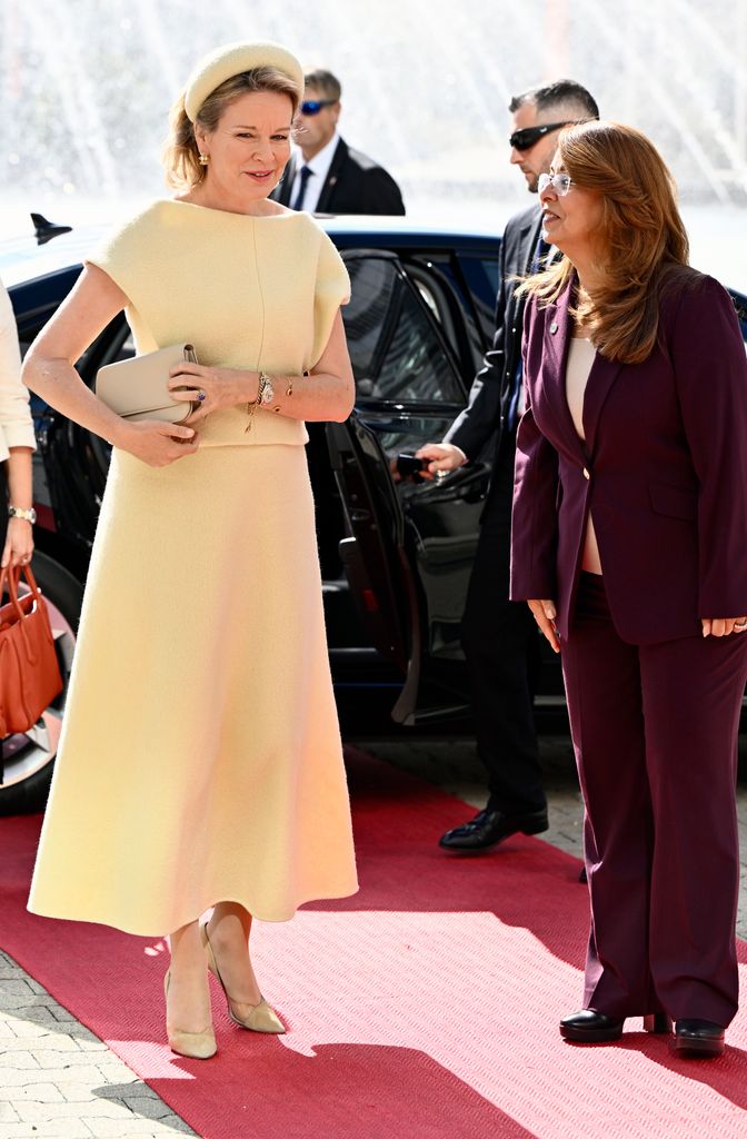 La reina Matilde de Bélgica en la UNODC, Austria, 2025