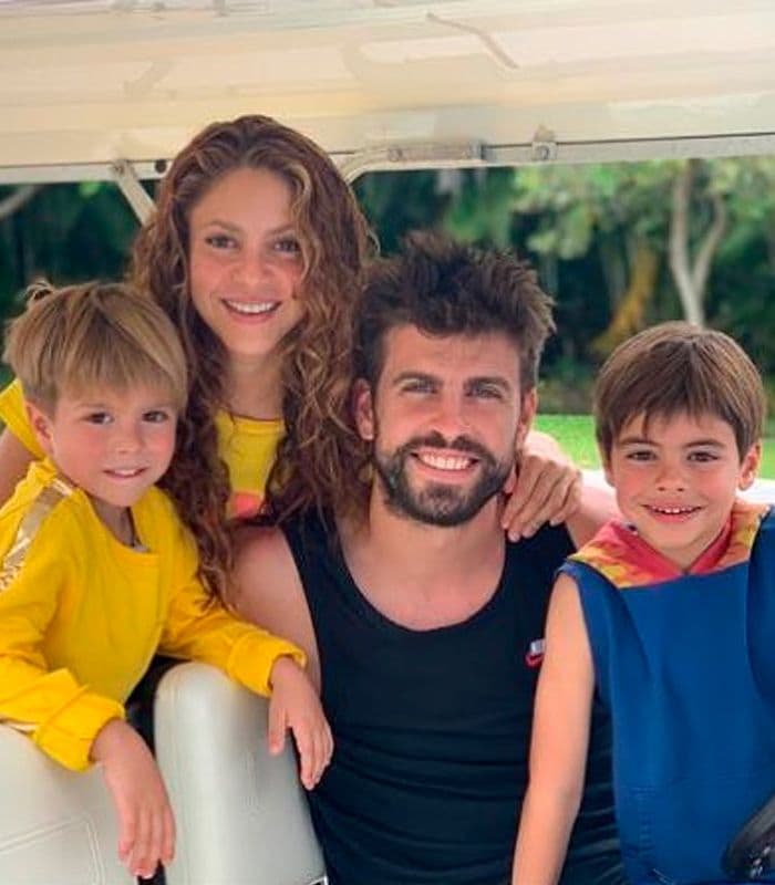 Shakira y sus hijos 