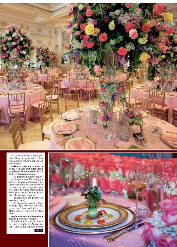 LA ESPECTACULAR BODA DE IVANA TRUMP CON ROSSANO RUBICONDI