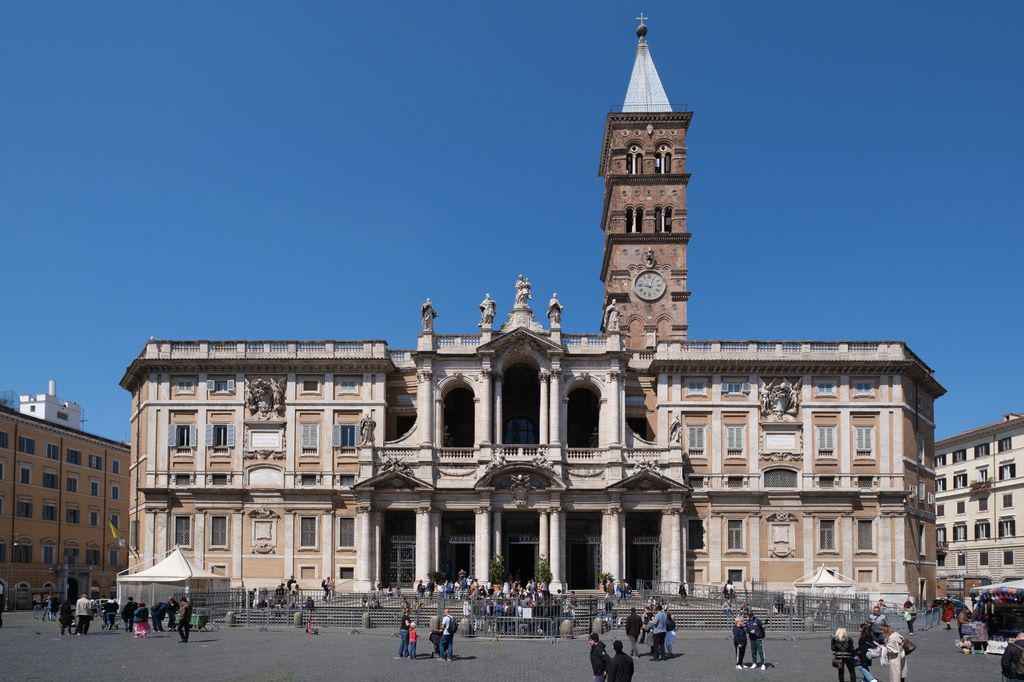 Basílica Papal de Santa María la Mayor, donde el Papa Francisco pidió ser sepultado.