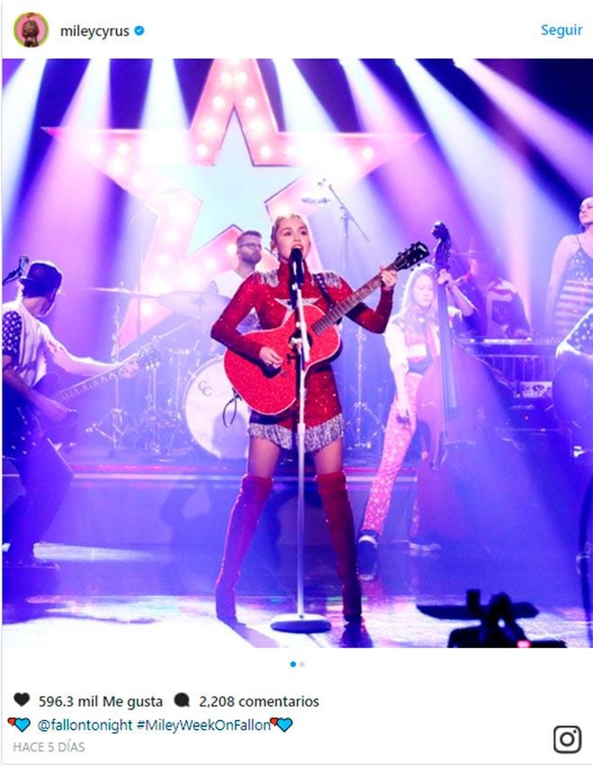 Miley instagram