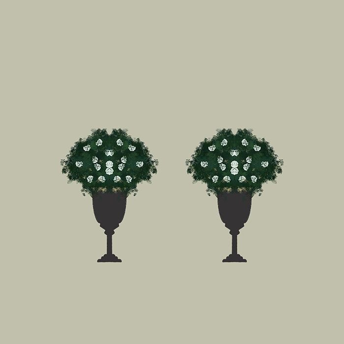 Jarrones de flores para boda