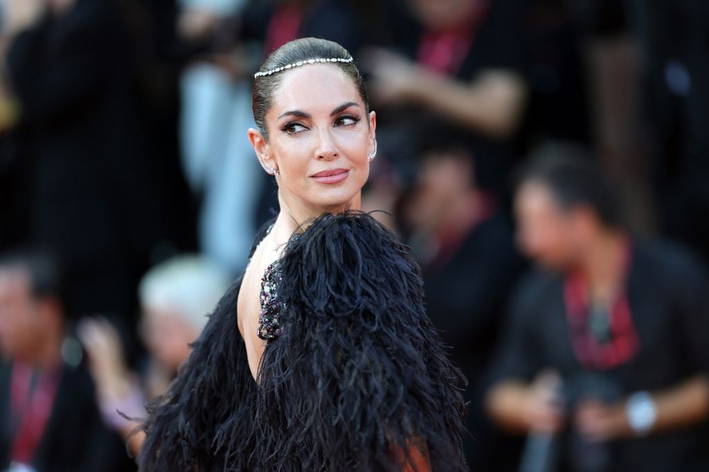 Eugenia Silva en la alfombra roja de "Frankenstein" en el Festival de Venecia