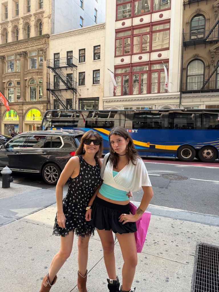 Antes de viajar a Noruega, Itatí y su hija María disfrutaron de una escapada a Nueva York.