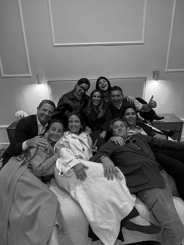 Los Pombo, con Antonio Banderas y Angy Fernández en Málaga