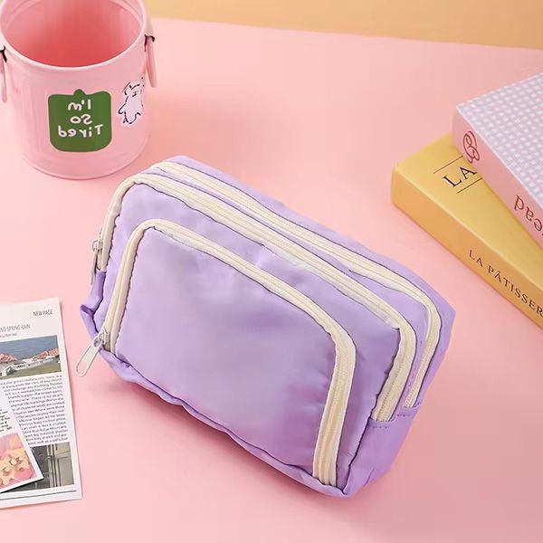 Estuche de Lápices Multicapa Kawaii de Gran Capacidad