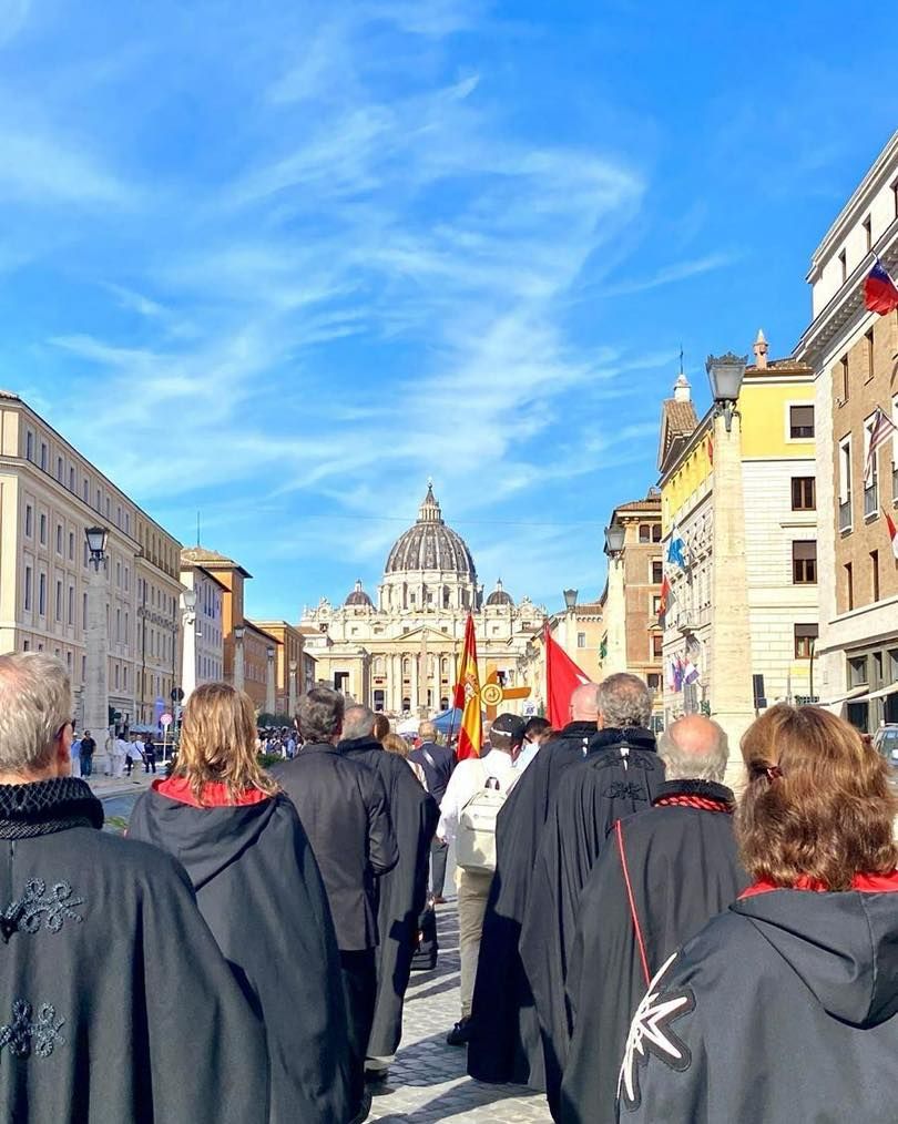 Peregrinación de la Asamblea Española de la Orden de Malta a Roma con motivo del Jubileo 2025.