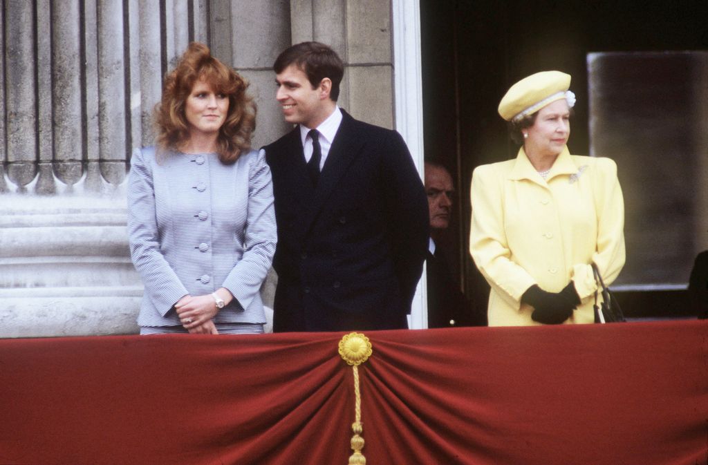 Palacio de Buckingham durante las celebraciones del 60º cumpleaños de la Reina.