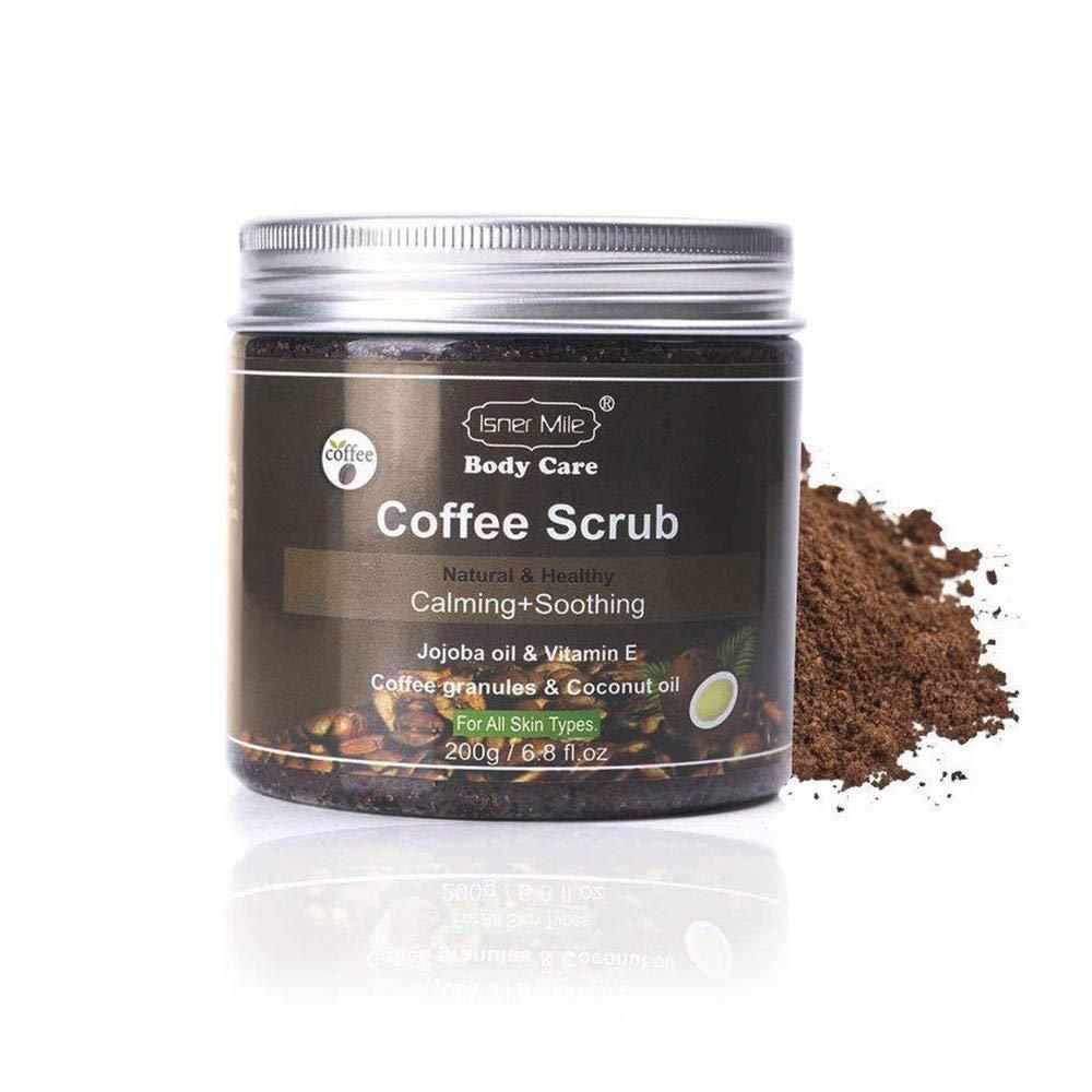 organic coffee and coconut scrub de isner mile