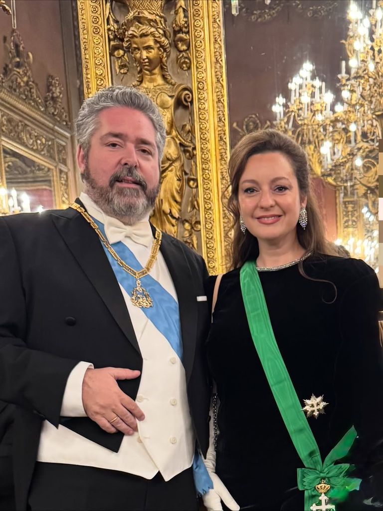 Gran duque de Rusia y la princesa Victoria Romanovna