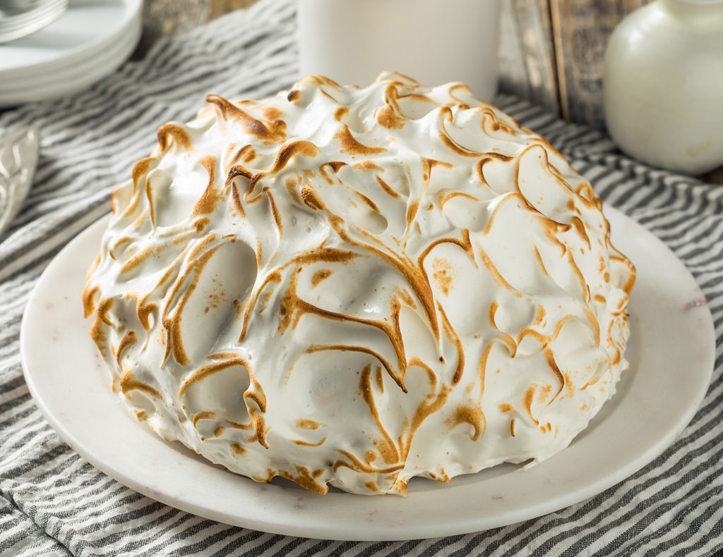 Tarta Alaska.
