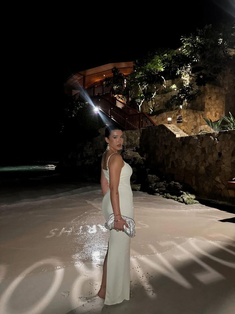 Alba Díaz en St. Barths.