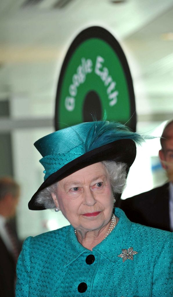 Isabel II en esa visita a los "cuarteles generales" de Google en Londres