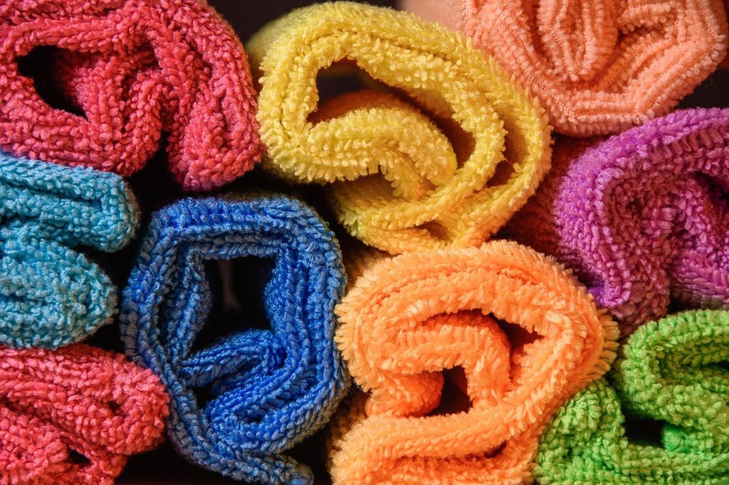 Bayetas de microfibra. 