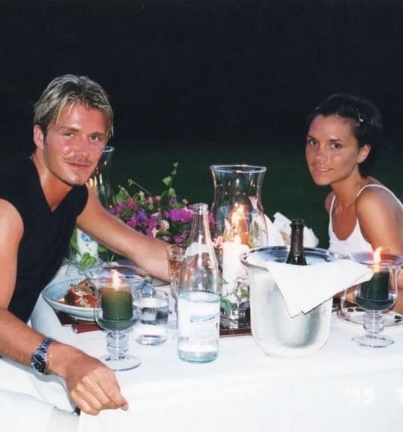 Una imagen de aquellos primeros años de romance
