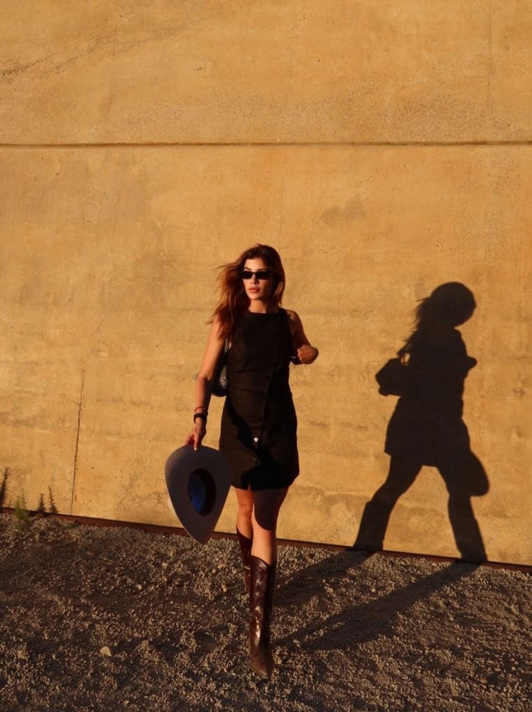 Michelle Salas celebró su 36 de años en el Valle de Guadalupe, en Ensenada, México.