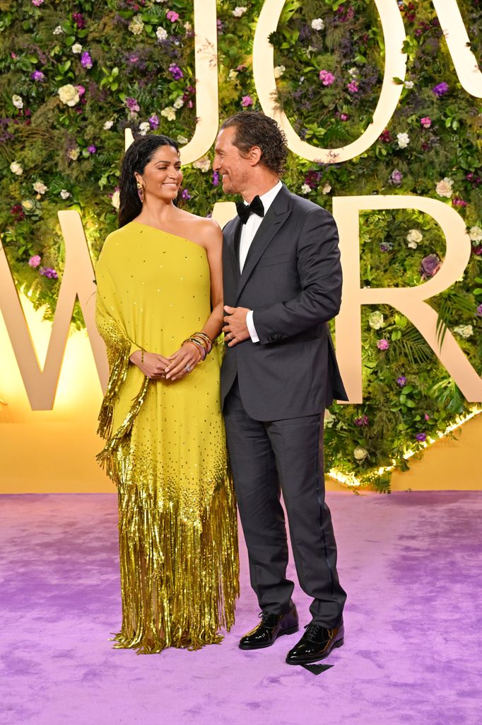 Camila Alves y Matthew McConaughey en los Joy Awards 