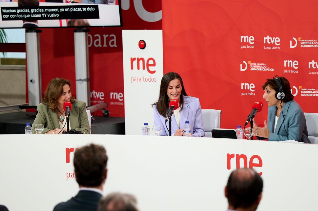 Reina Letizia en Radio Nacional de España 